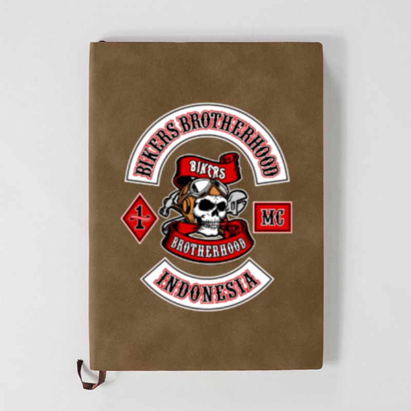 

Notebook Bikers Brotherhood Retro Kulit A5 Custom