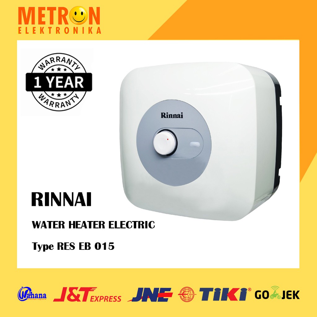 RINNAI RES EB 015 - HORISONTAL - WATER HEATER ELECTRIC 15 LT / PEMANAS AIR / RESEB015