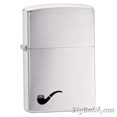 Zippo 200PL Pipe Lighter Brushed Chrome