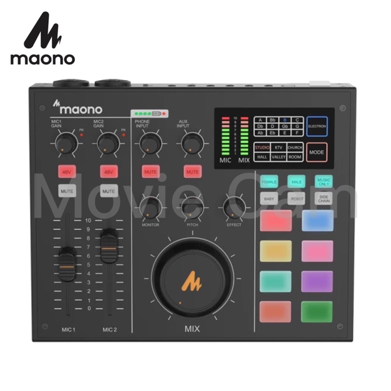 Maono Maonocaster AU-AM100 Portable ALL IN ONE Podcast Production Studio