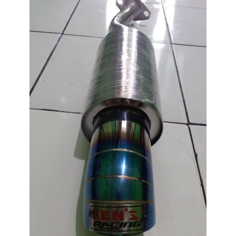 knalpot Bold on Js racing Brio