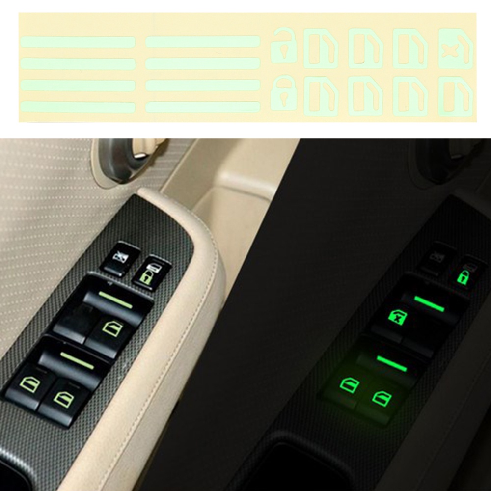 SUYOU Creta Car Luminous Button Sticker Ix25 Circuit Panel Decals Rocker Switch Label Santa Fe Ix35 Getz I20 Veloster Coupe Tucson