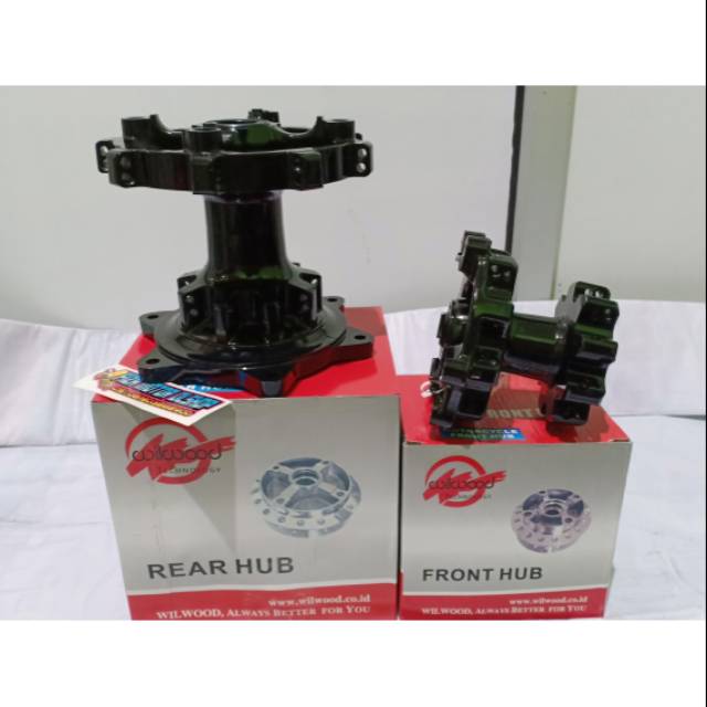 TROMOL CRF 150L HOLE 36 DEPAN BELAKANG 36 DOBLE BEARING WILWOOD
