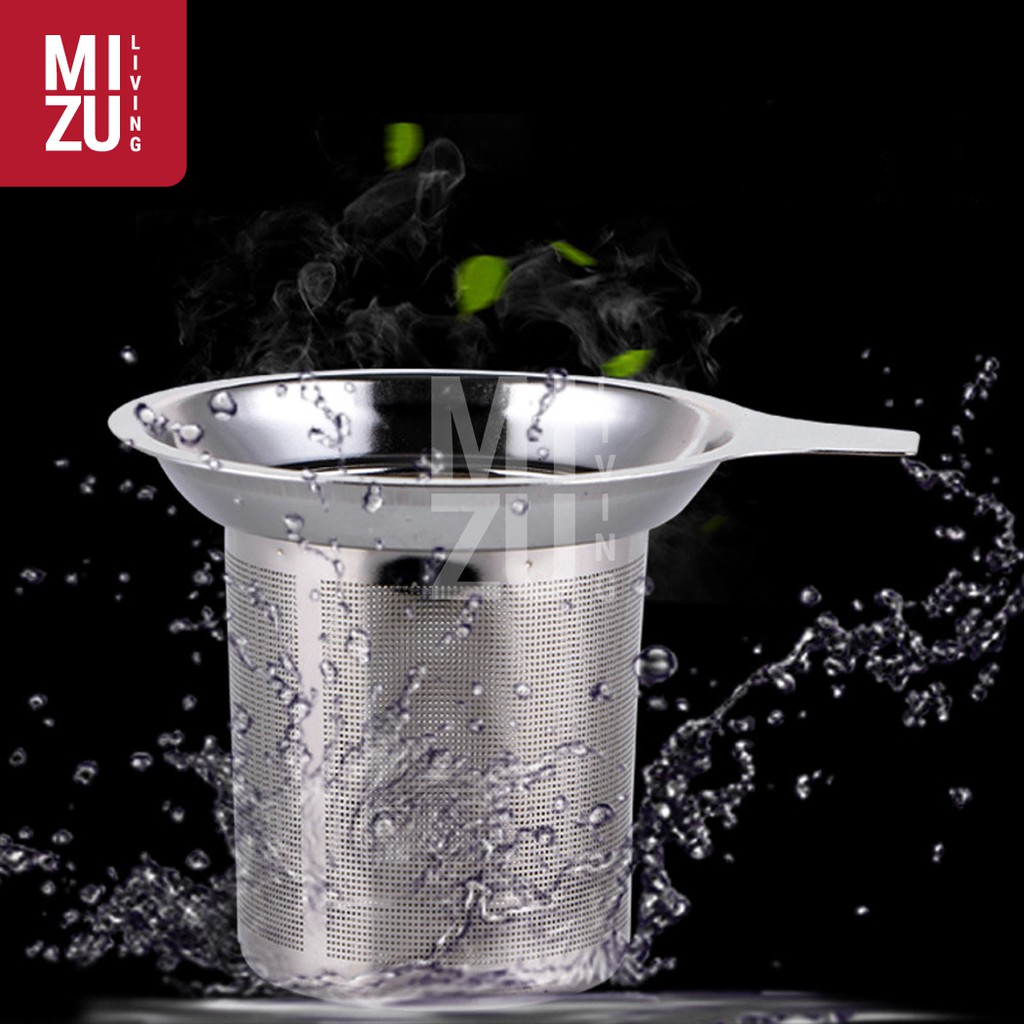 TEA Strainer Saringan Teh Kopi Penyeduh Teh Stainless Steel Metal Filter