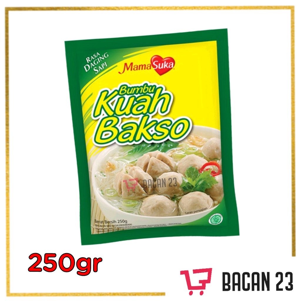 MamaSuka Bumbu Kuah Bakso ( 250 gr ) / Kuah Baso Instan / Bumbu Instan / Bacan 23 - Bacan23