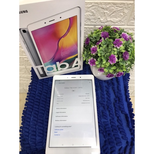 Samsung second Tablet Galaxy A 8inch 32Gb mulus fullset original silver