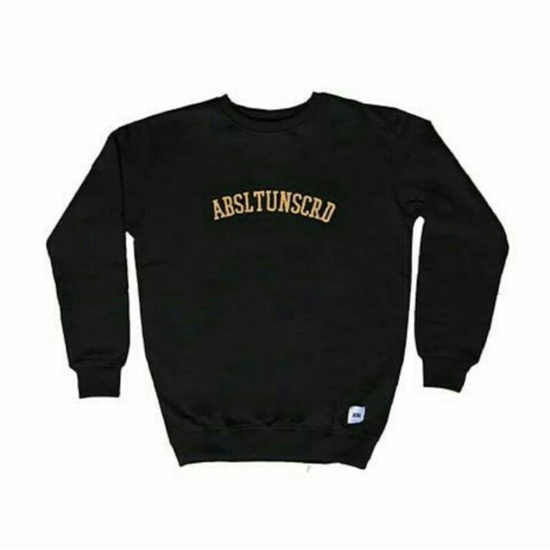 308 Absltuncrd Sweter Abslt Crewneck Black Unisex