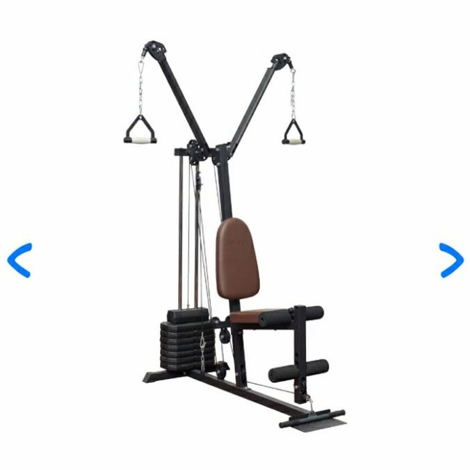 alat fitnes / Berwyn Set Alat Fitness Multifungsi B2 45 Kg - Abu / gym