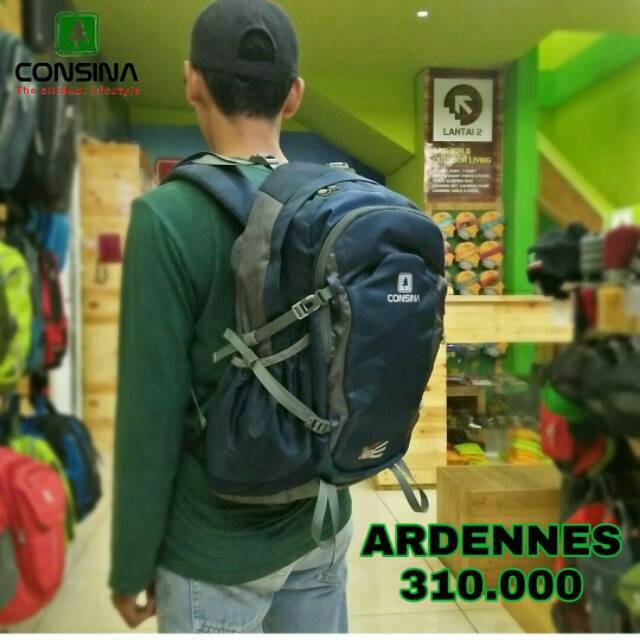 Daypack Consina Ardennes Original Tas Ransel Sama Gocta