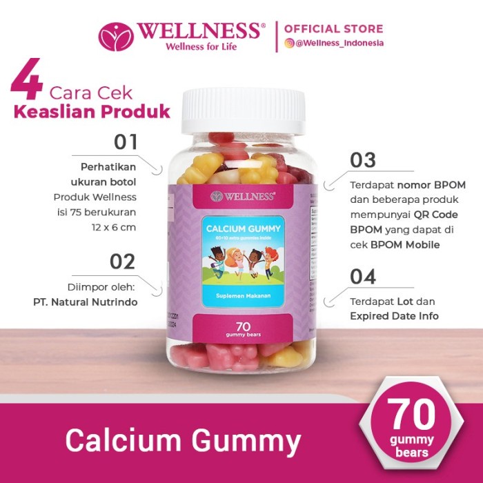 Wellness Calcium Gummy 70