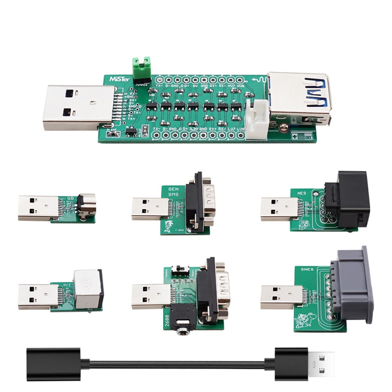 Btsg Papan Extender Konverter Controller USB 3.0 Manual Untuk DE10-Nano Board Aksesoris Untuk SNAC Handle