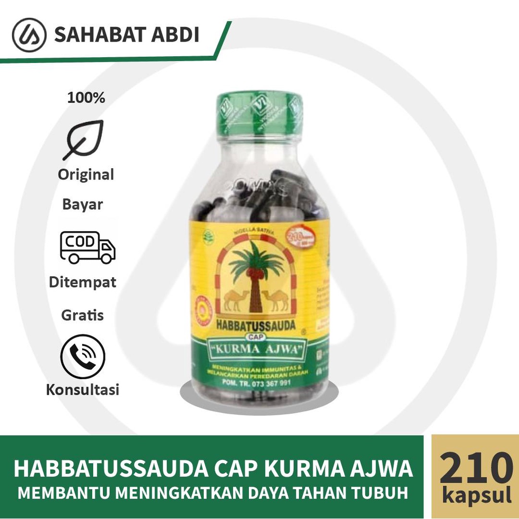 Habbatussauda [Isi 210 Kapsul] Habatusauda Habatussauda - Kurma Ajwa