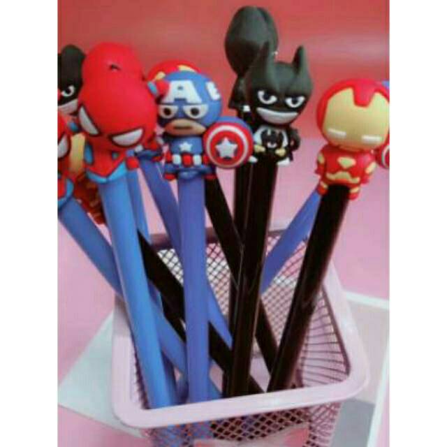 

Pen gel animasi Avengers isi 12 pcs