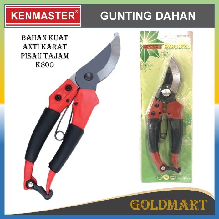 Gunting Dahan Ranting - Kenmaster Pruning Shears - Alat Potong Dahan K800