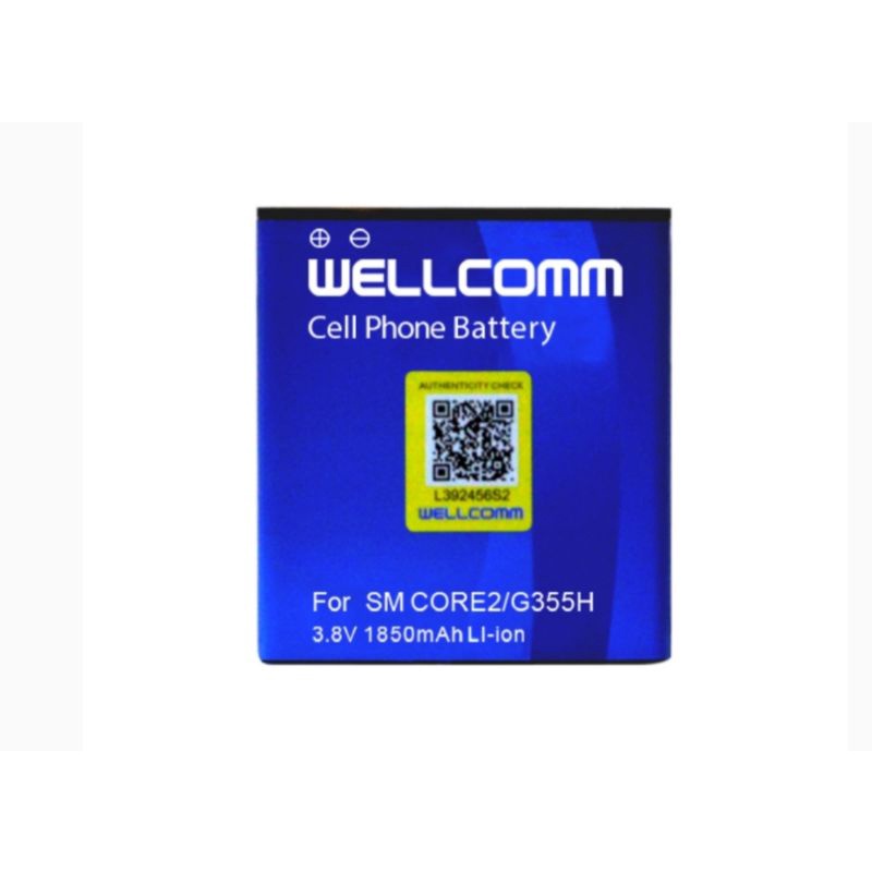 Baterai Battery Wellcomm Samsung Double IC CORE 2(SM-G355H)