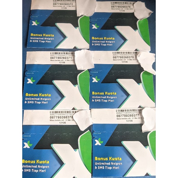 Kartu perdana XL Pulsa 0 Fresh Nasional (exp mei 2022)