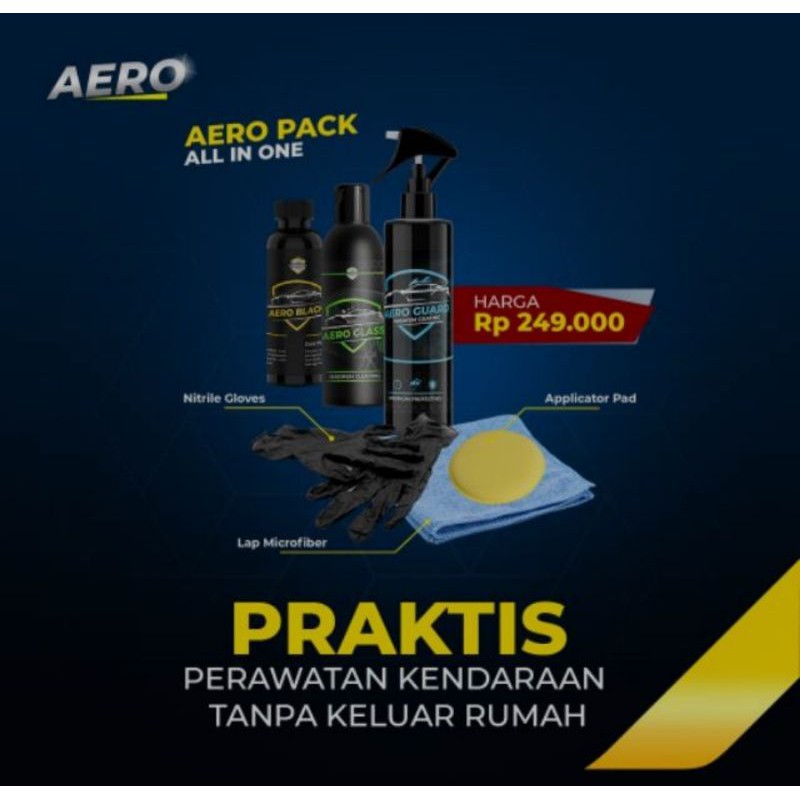 AERO PACK - PREMIUM PAKET Penghitam Pengkilap Body dan Coating