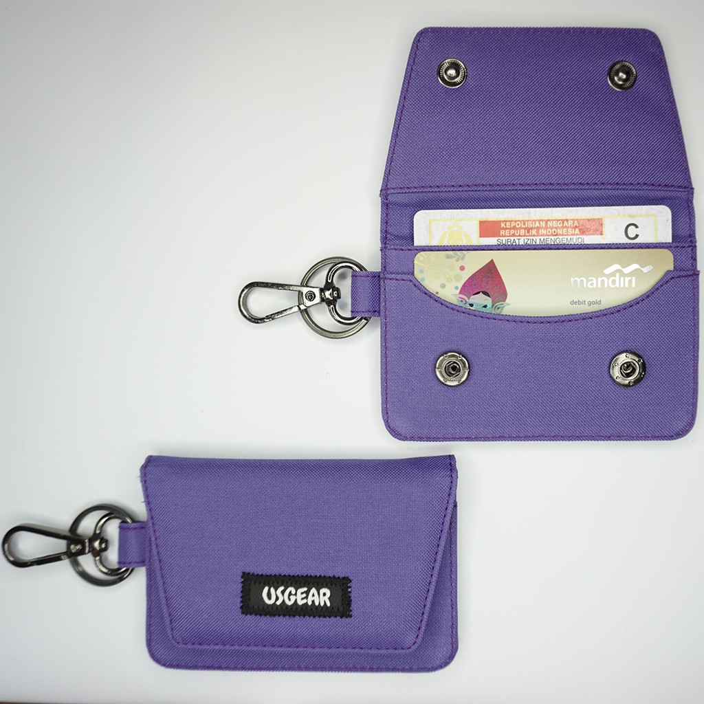 Dompet STNK E-TOLL SIM Mobil Motor / Gantungan Kunci STNK / Ungu - UGDA0016