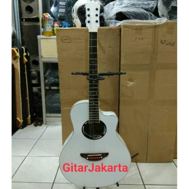  teraris  gitar akustik yamaha tipe apx500ii putih paling murah yhrt6464e