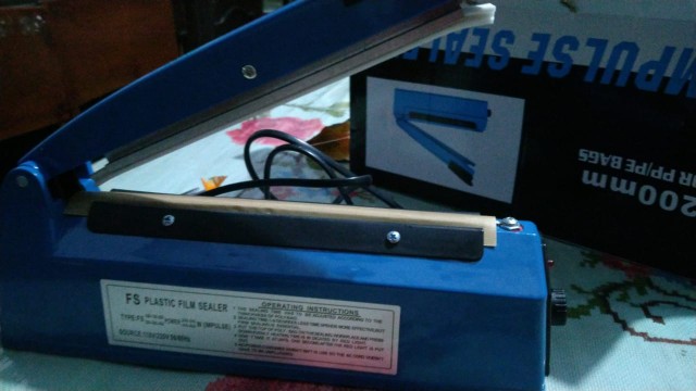 Sealer Listrik Impulse Alat Press Las Plastik Kemasan Perekat Plastik