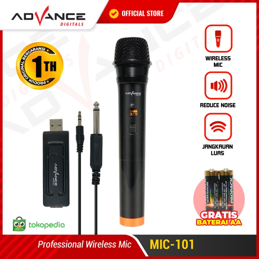 MIC WIRELESS ADVANCE 101 / MIC PROFESSIONAL