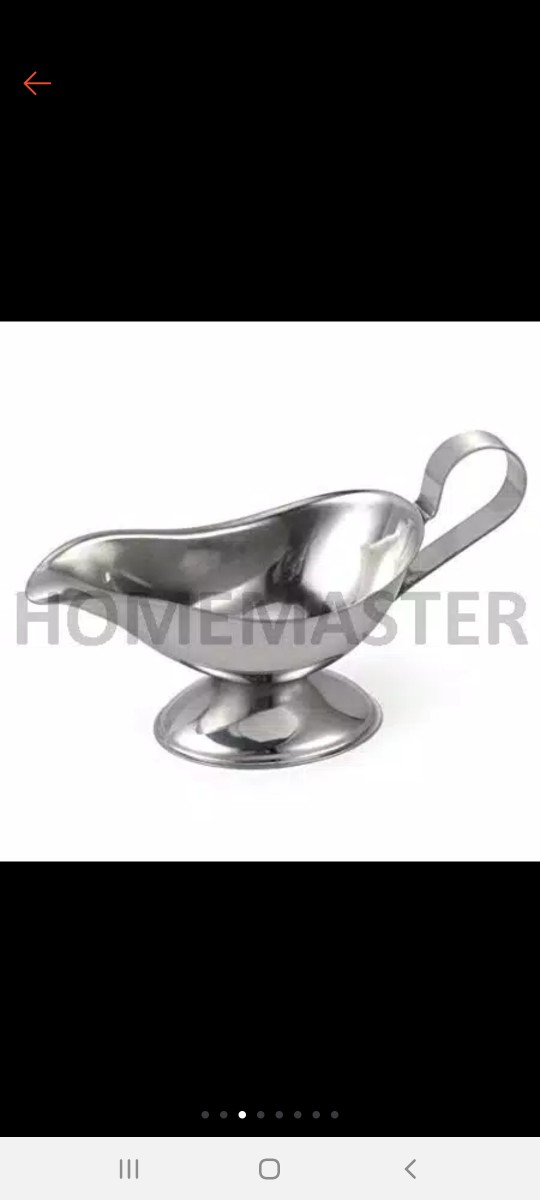 Aster Sauce Boat Stainless Ekonomis Zce 5 Oz/150 Ml Zce5
