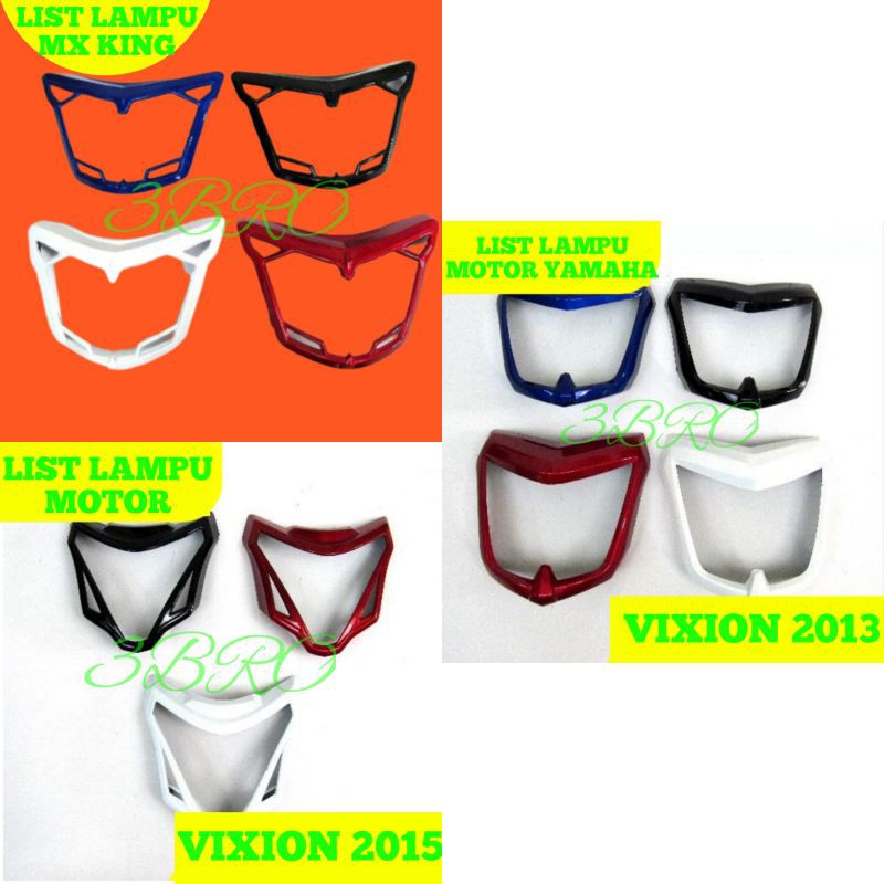 LIST LAMPU MOTOR YAMAHA MX KING VIXION