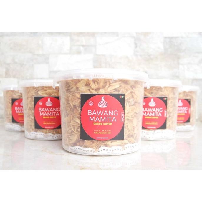 

Bawang Goreng Mamita Palu Brebes Sumenep 200Gr 100% Murni