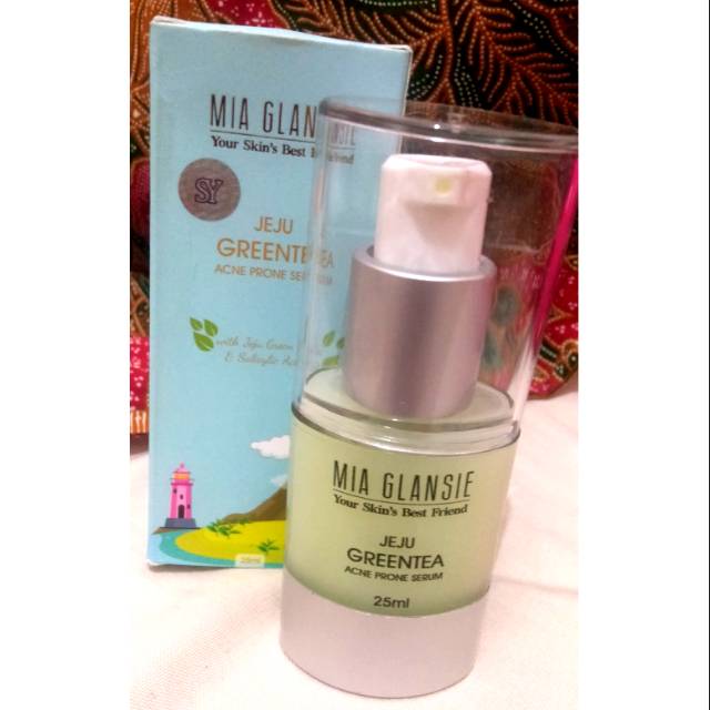Mia Glansie Jeju Greentea Acne Prone Serum (Serum jerawat Mia Glansie PRELOVED)