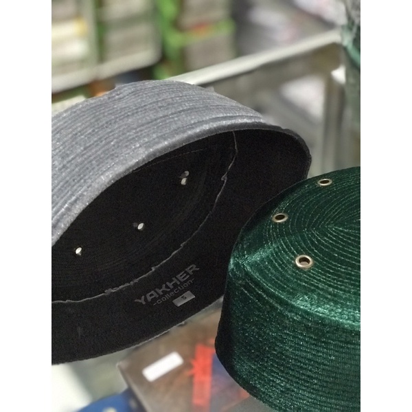 Peci YAKHER Hajir Marawis Peci Viral Peci Bludru peci batok