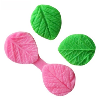 3D Silicon Mold Fondant Cake Decoration - Flower Leaves #01