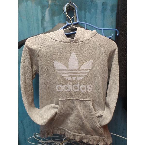 Adidas Trefoil Hoodie Grey