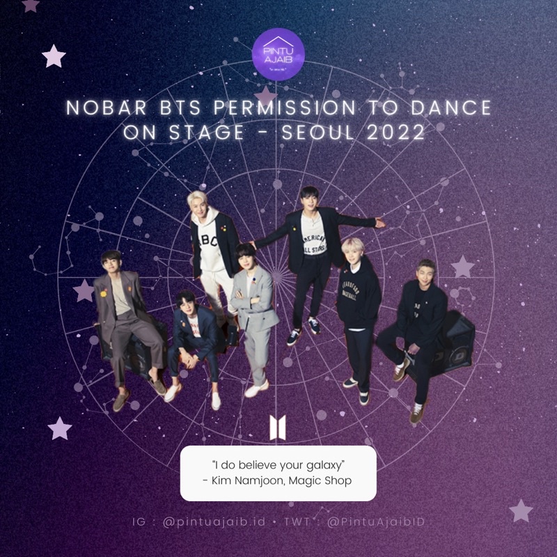 BATCH 1 DAY 2 13/03/2022 NOBAR BTS PTD ON STAGE SEOUL 2022