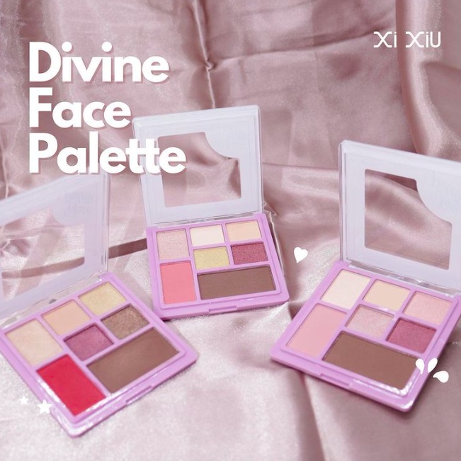 ❣️Rakkistore99❣️Xi Xiu Divine Face Palette | Face Palette | Eyeshadow (✔BPOM)