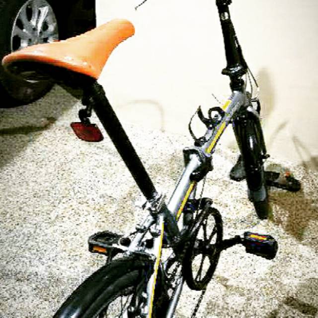 Sadel Sepeda Lipat Kulit PU Klasik Vintage