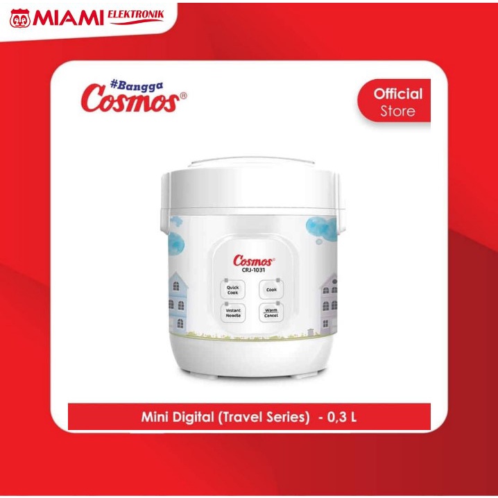 Cosmos Rice Cooker 0.3 L CRJ-1031 / Penanak Nasi CRJ1031  - Travel Series