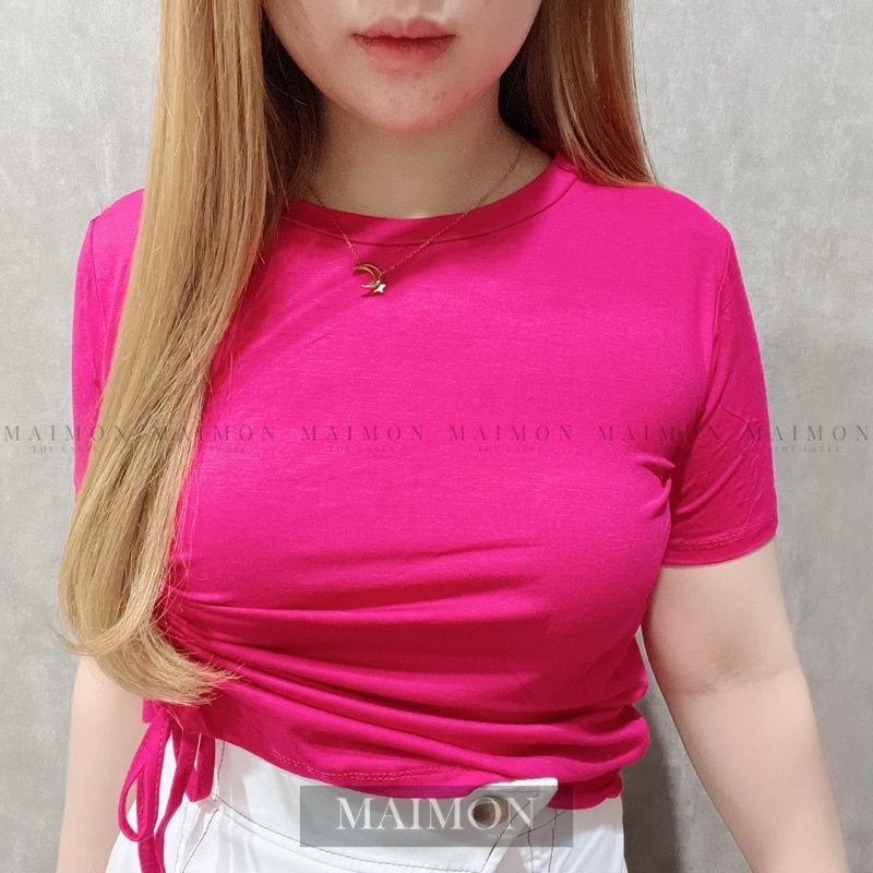 Drawstring Blouse | Tali Serut Atasan Wanita | Maimon Grosir