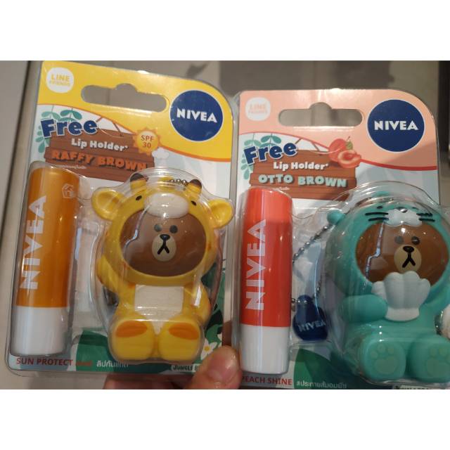 Nivea x line friends lip balm