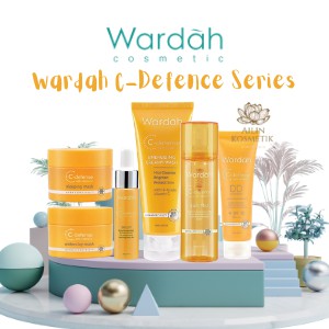 WARDAH C-Defense Series / C Defense Face Mist Creamy Wash Serum Waterclay Mask by Ailin Kosmetik