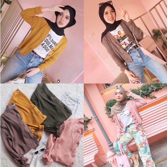 AFI - EC - RJT Cardigan Kancing Batok / Strady Willy Cardy
