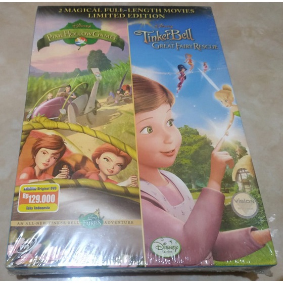 DVD Tinker Bell Great Fairy Resque, dan Pixie Hollow Game LIMITED EDITION (Original)