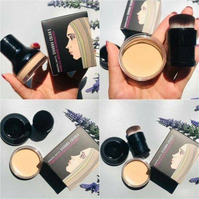 SIVANNA COLOR Fond Do Mousse Foundation Mineral Matte #HF804 Thailand / Mosse Foundi Full Coverage