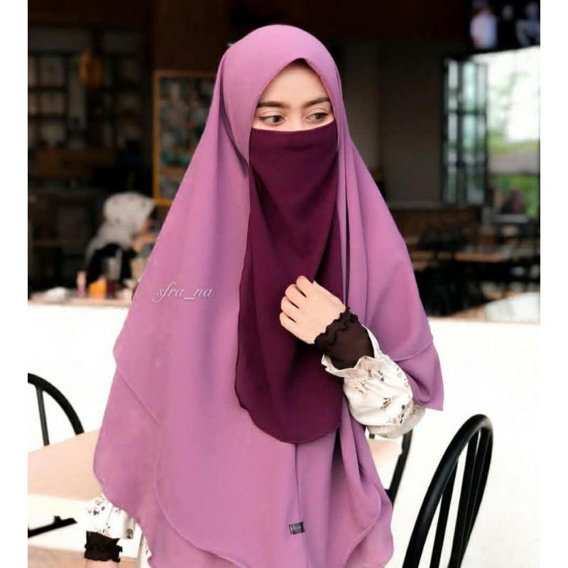 Hijab Malay Cadar diamon by Berkah Hijab Grosir Bukittinggi
