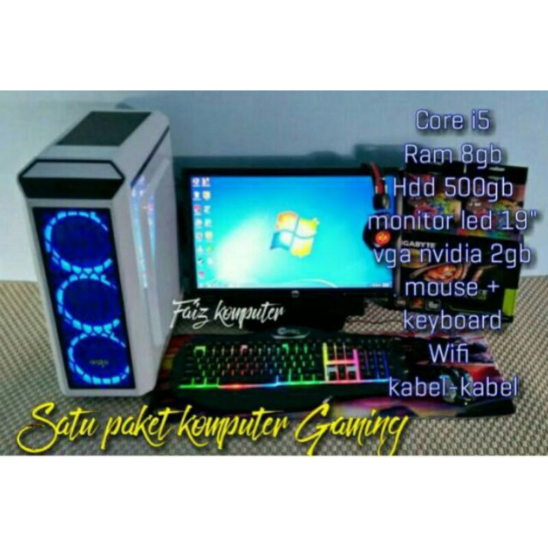 paket set komputer gaming