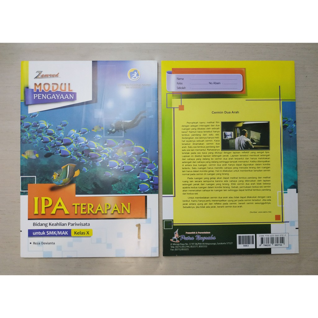 Modul Ipa Terapan Smk Mak Kelas X 2020 Shopee Indonesia