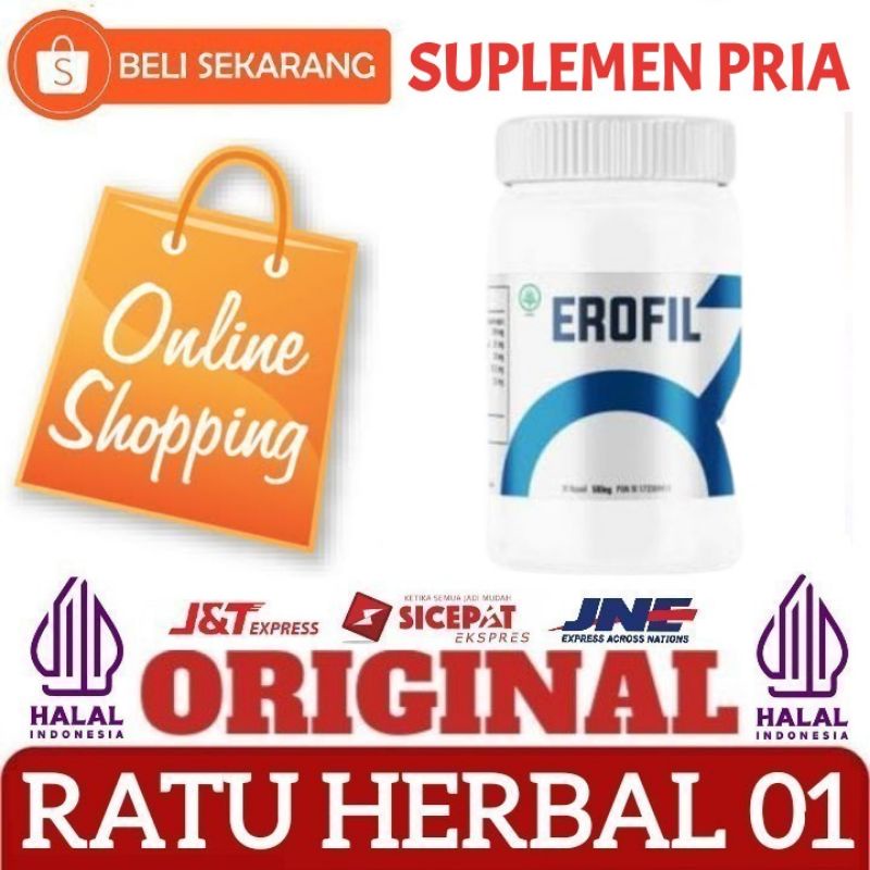 EROFIL ASLI ORIGINAL 100% HERBAL SUPLEMEN PRIA BERKUALITAS TERBAIK