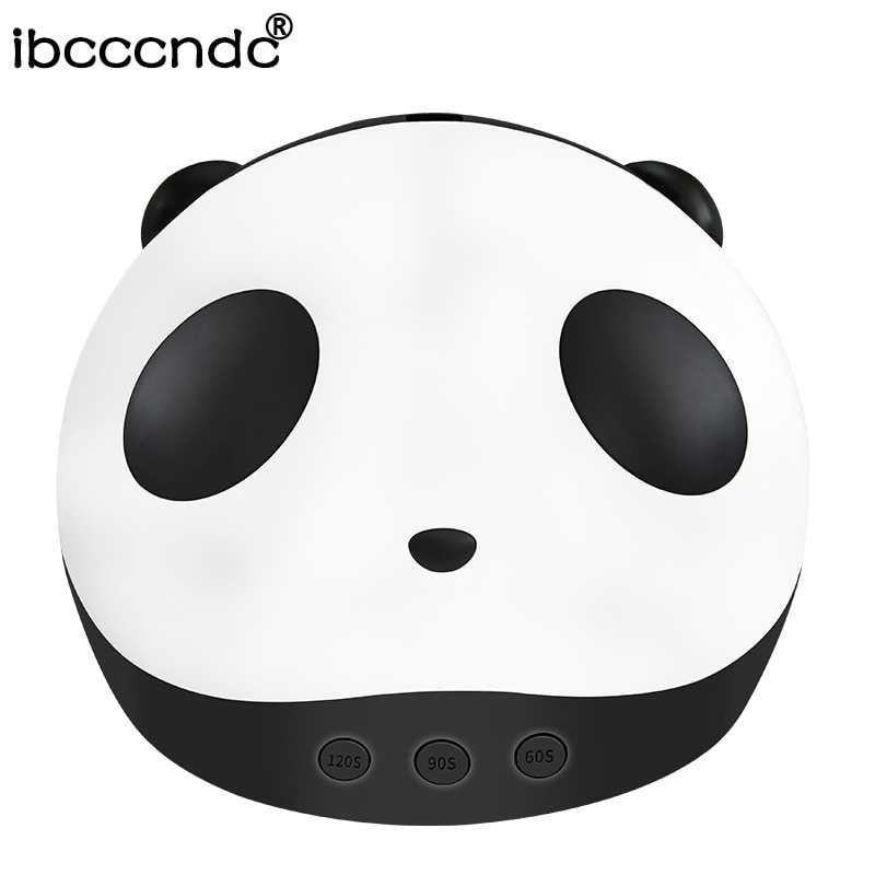 GROSIR_IJ -Ladymisty Pengering Kutek Kuku UV LED Panda Design 36W