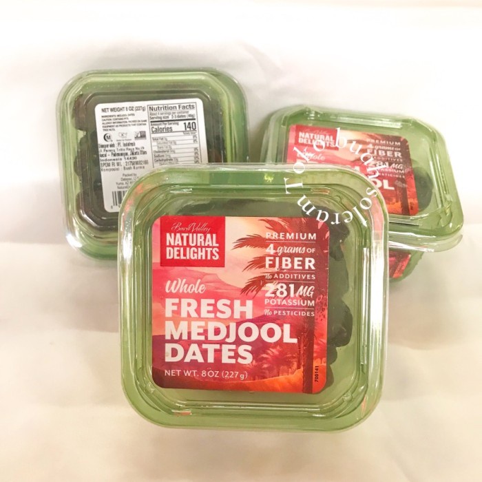 

Kurma Korma Medjool 454 gr fresh dates Natural delight