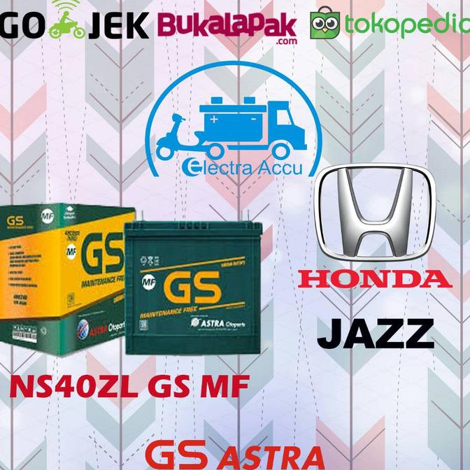 Aki Mobil Honda Jazz GS astra NS40ZL Aki Kering electra87 Berkualitas