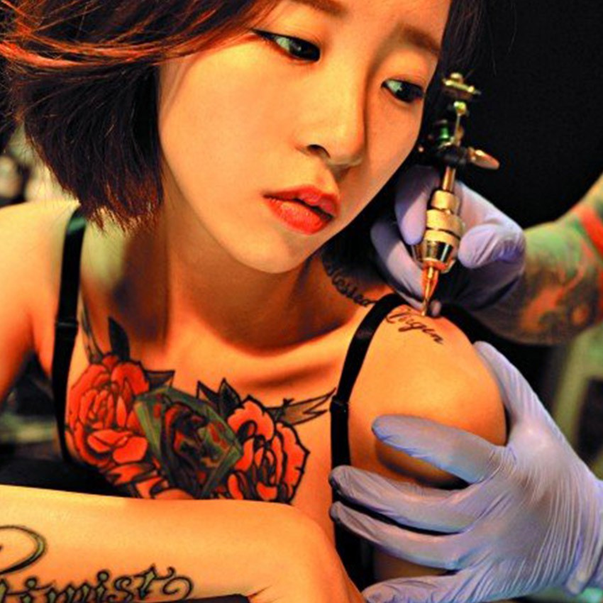 10PCS/Set Tinta Tattoo Semi Permanen Pigment Tato Sulam 10 Warna Tatto Ink BERKUALITAS Original
